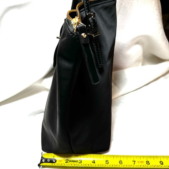 Kate Spade New York Black Medium Nylon Tote With Adjustable Leather Straps - Picture 4 of 8
